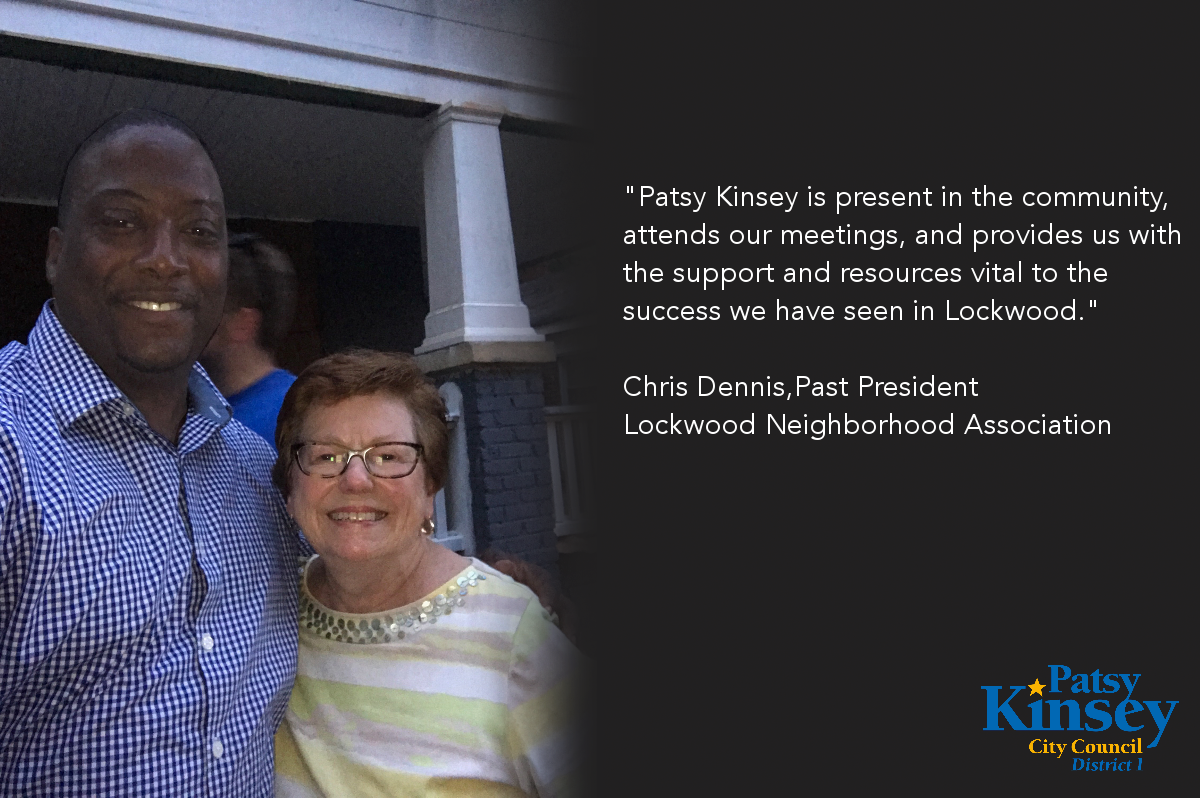 Chris Dennis endorses Patsy Kinsey